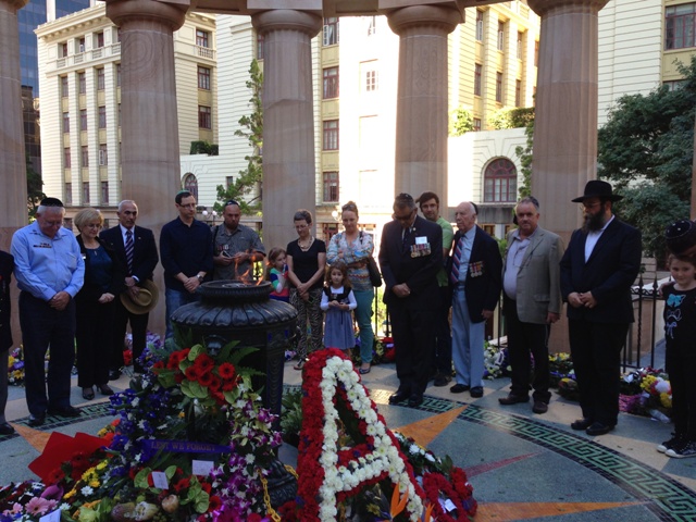 QAJEX Anzac Service 2013